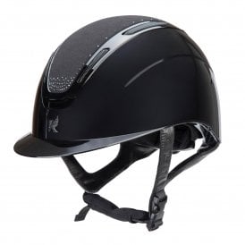 Shires Karben Amity SPKL Horse Riding Hat - Black