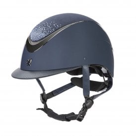 Shires Karben Ariel Ellipse SP Riding Hat - Navy Blue