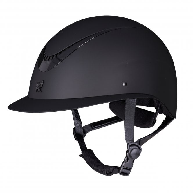 Shires  Karben Elisa Wide Peak Riding Hat - Black/Black
