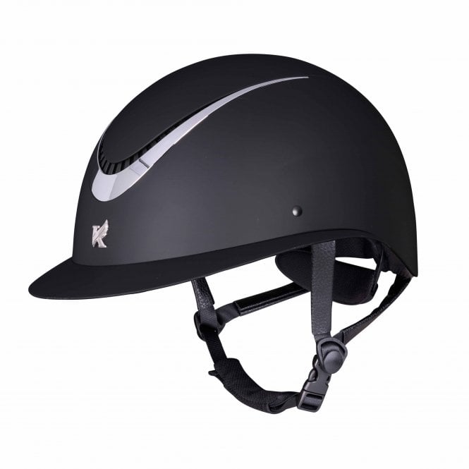 Shires  Karben Elisa Wide Peak Riding Hat - Black/Silver