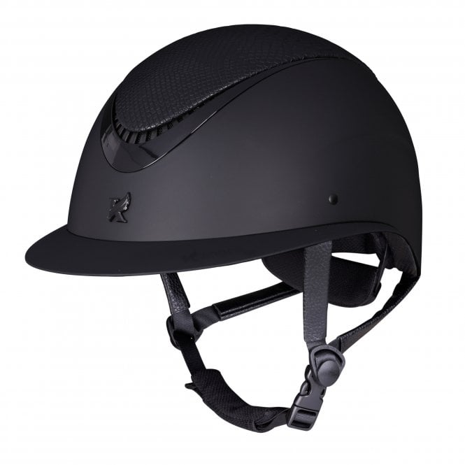 Shires  Karben Lorah Wide Peak Riding Hat - Black