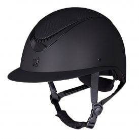 Shires Karben Lorah Wide Peak Riding Hat - Black