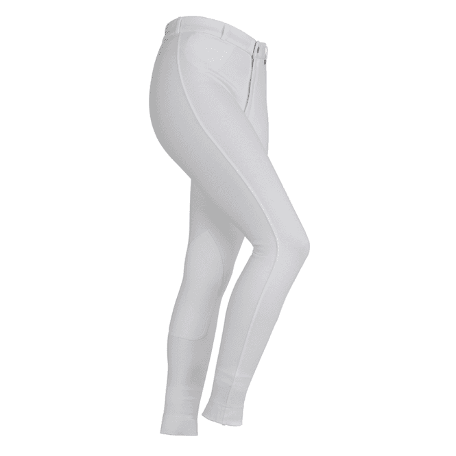Shires  Maids Childrens SaddleHugger Jodhpurs - White