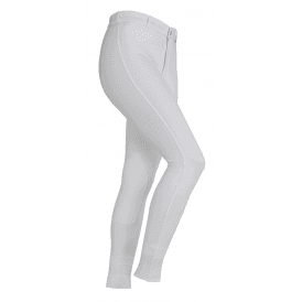 Shires Maids Childrens SaddleHugger Jodhpurs - White