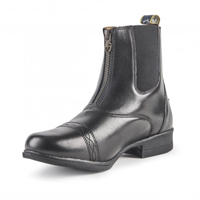 Shires  Moretta Adults Rosetta Zip Paddock Boots - Black
