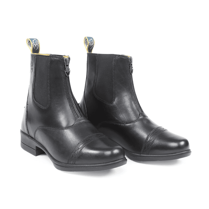 Shires  Moretta Childrens Rosetta Zip Paddock Boots - Black