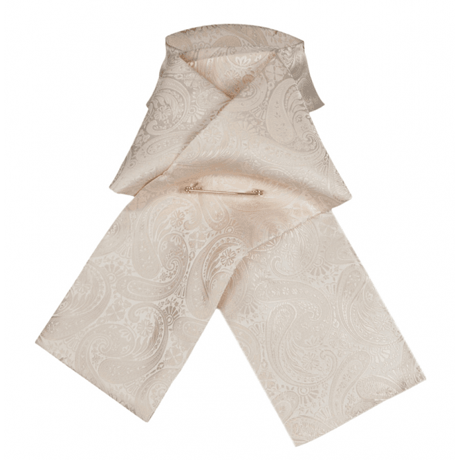 Shires  Ready Tied Brocade Riding Stock - Gold