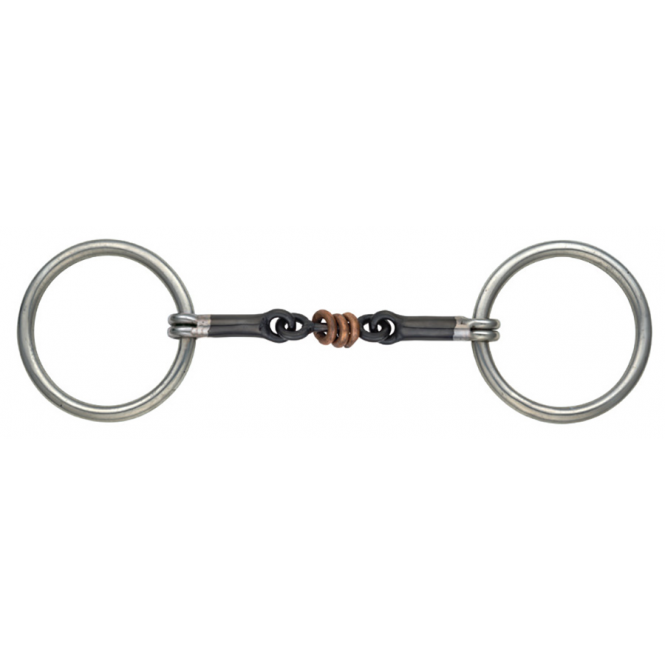 Shires  Sweet Iron Copper Roller Snaffle