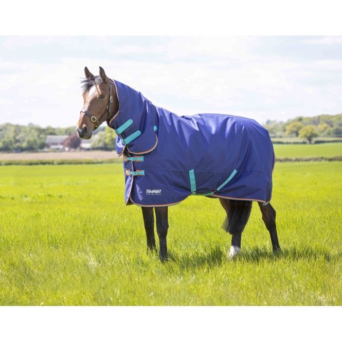 Shires  Tempest Original 100 Combo Turnout Rug - Navy Blue