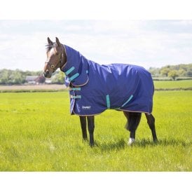 Shires Tempest Original 100 Combo Turnout Rug - Navy Blue