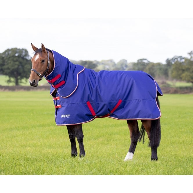 Shires  Tempest Original 100 Turnout Rug & Neck - Navy Blue