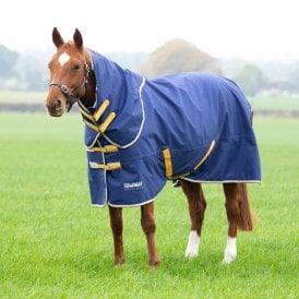 Shires Tempest Original 50 Turnout Rug & Neck Set - Navy Blue