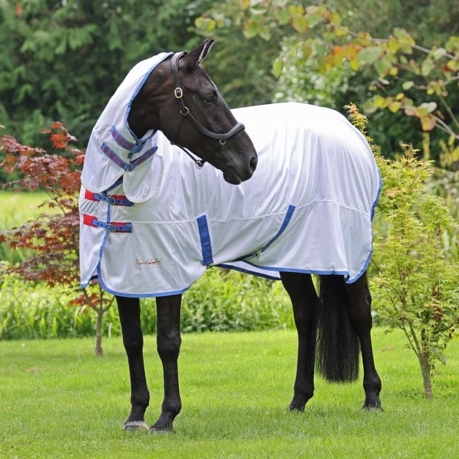 Shires  Tempest Original Fly Combo Horse Rug - White