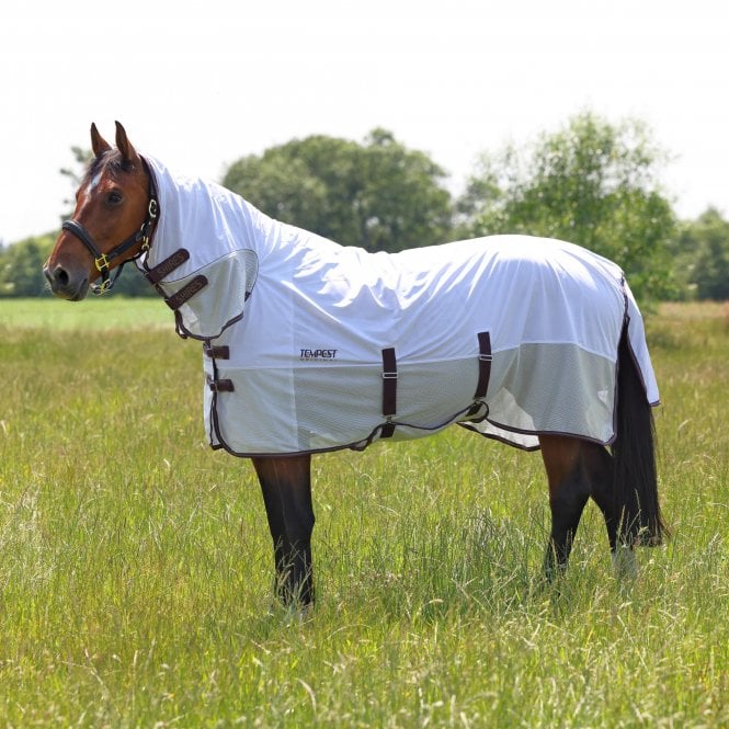 Shires  Tempest Original Fly Mesh Combo Rug - White