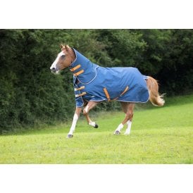 Shires Tempest Original Lite Turnout Rug & Neck - Teal
