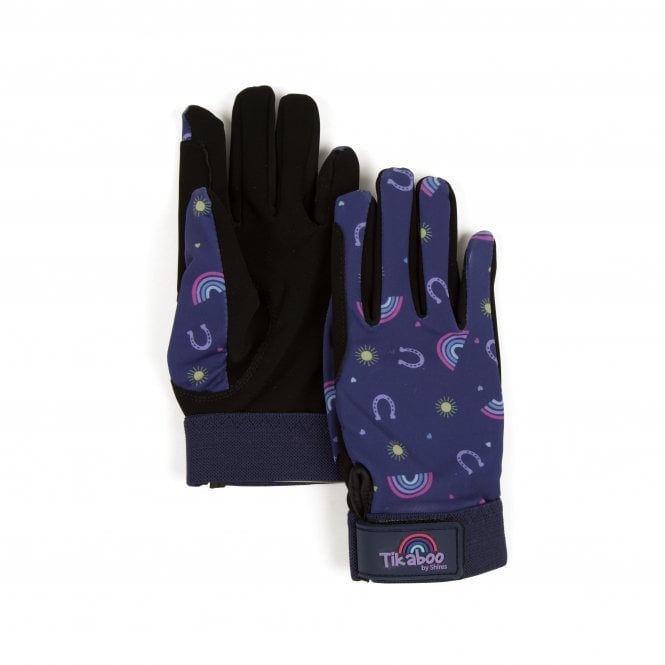 Shires  Tikaboo Childrens Riding Gloves - Rainbow