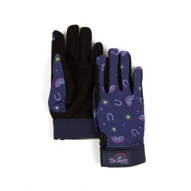 Shires Tikaboo Childrens Riding Gloves - Rainbow