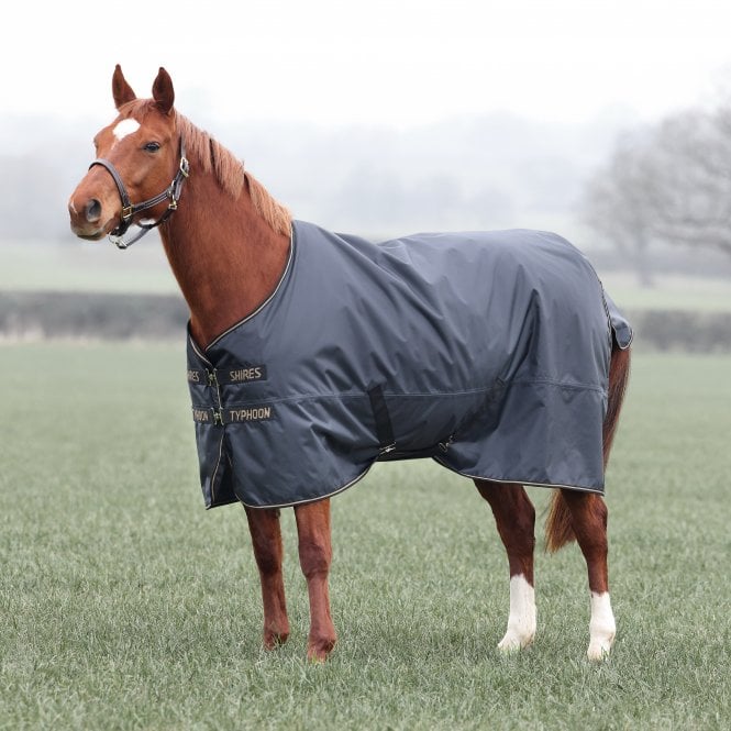 Shires  Typhoon 50 Pony/Horse Lightweight Turnout Rug - Black