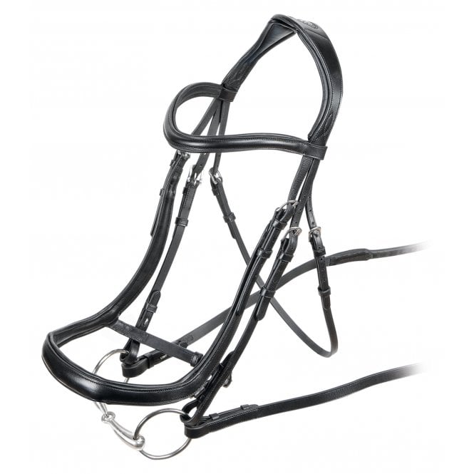 Shires  Velociti Ergonomic Cavesson Bridle - Black