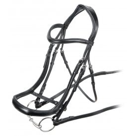 Shires Velociti Ergonomic Cavesson Bridle - Black
