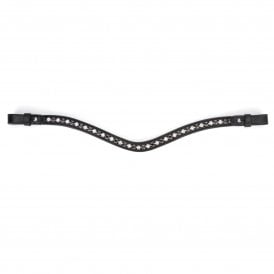 Shires Velociti GARA Black Diamante Browband - Black