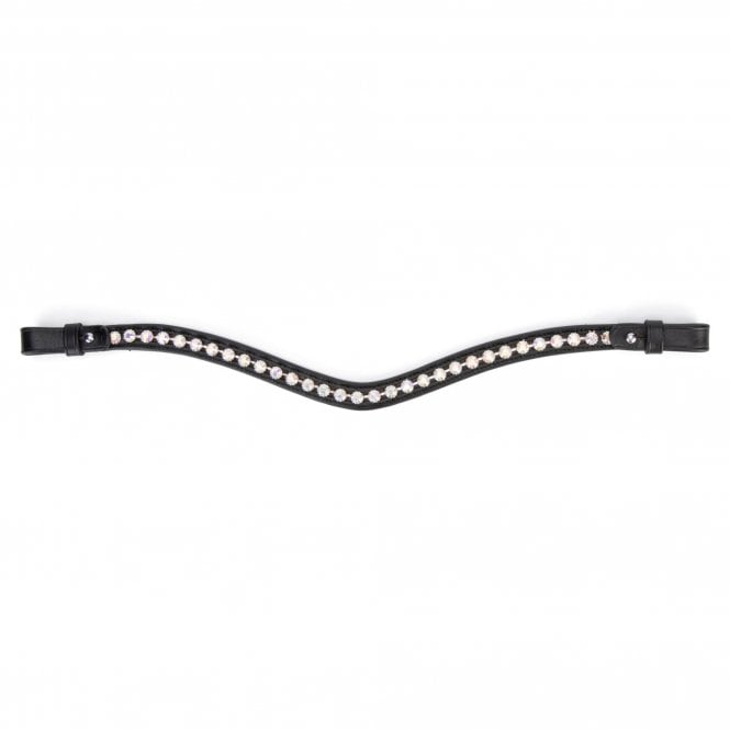 Shires  Velociti GARA Iridescent Diamante Browband - Black