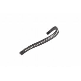 Shires Velociti GARA Large Diamante Browband - Black/Clear