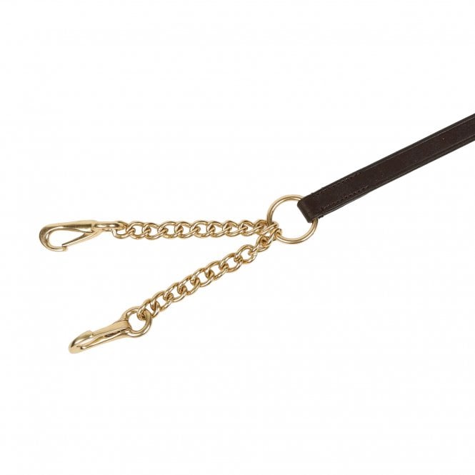 Shires  Velociti GARA Leather Lead Rein With Newmarket Chain