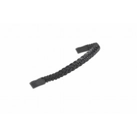 Shires Velociti GARA Plaited Browband - Black
