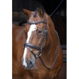 Shires Velociti RAPIDA Dressage Bridle with Flash - Havana