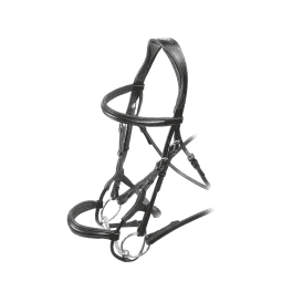 Shires Velociti Rolled Padded Cavesson Bridle