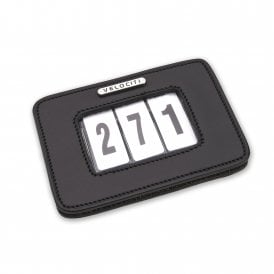 Shires Velociti Saddlecloth Number Holder - Black
