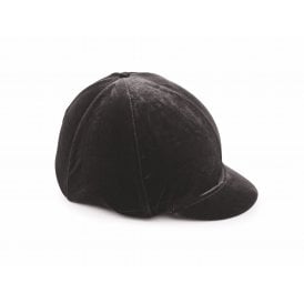 Shires Velveteen Hat Cover - Black