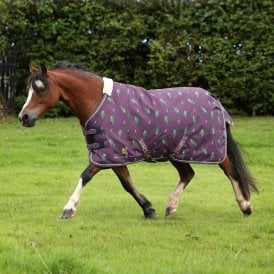 Shires Winnie & Me 100g Turnout Rug - Burgundy
