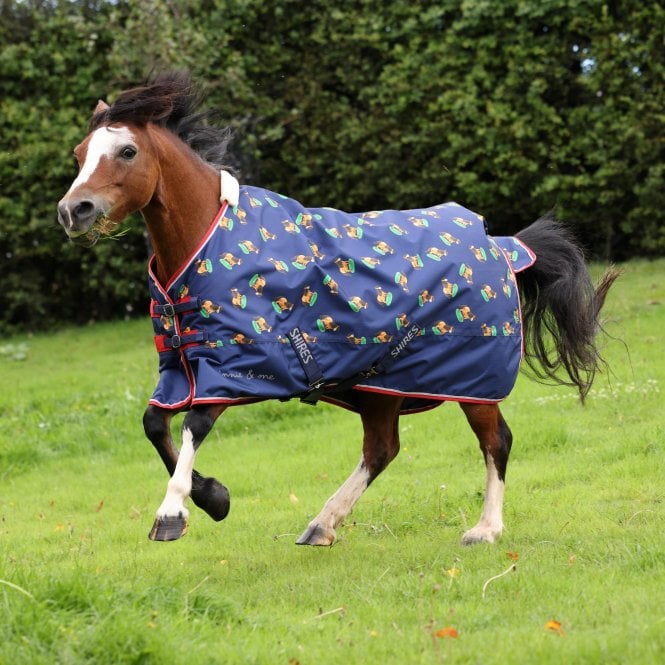Shires  Winnie & Me Lite Turnout Rug - Navy Blue