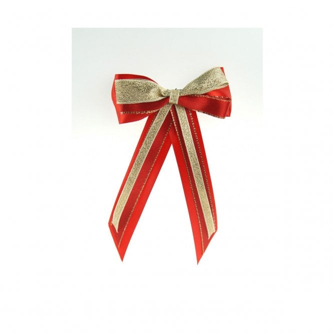 ShowQuest  Hairbow and Tails - Red/Red/Gold