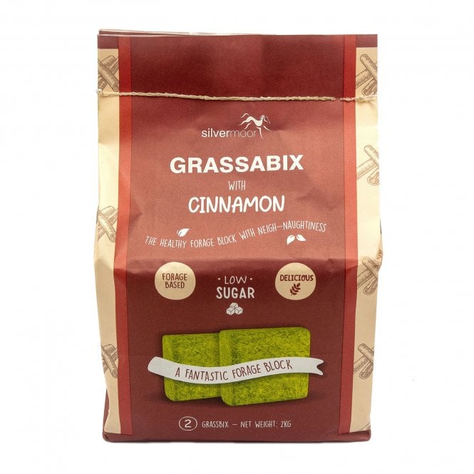 Silvermoor  Grassabix with Cinnamon - 1kg Twin Pack