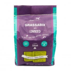 Silvermoor Grassabix with Linseed - 1kg Twin Pack