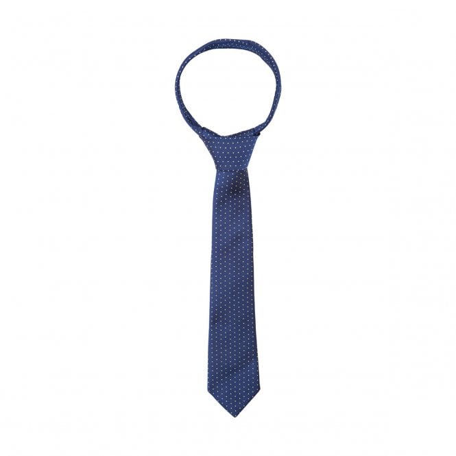 Supreme Products  Adults Show Tie - Navy/Gold Spot