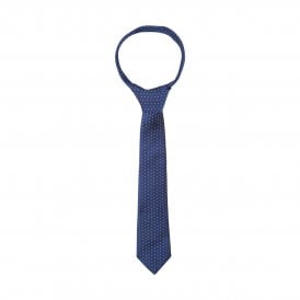 Supreme Products Adults Show Tie - Navy/Gold Spot