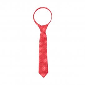 Supreme Products Adults Show Tie - Red/Gold Diamonds