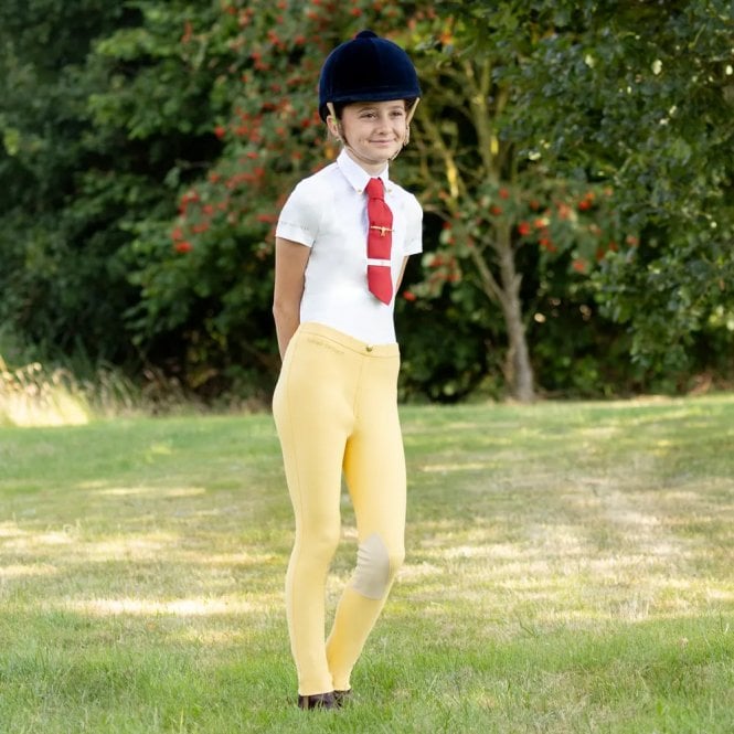 Supreme Products  Champion Junior Show Rider Jodhpurs - Canary Yellow