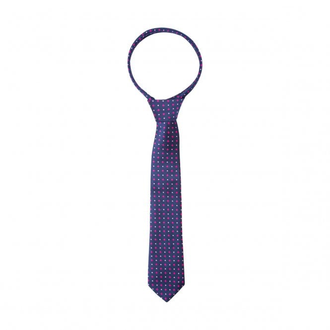 Supreme Products  Childs Show Tie - Navy/Pink Diamonds