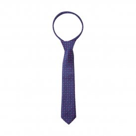 Supreme Products Childs Show Tie - Navy/Pink Diamonds