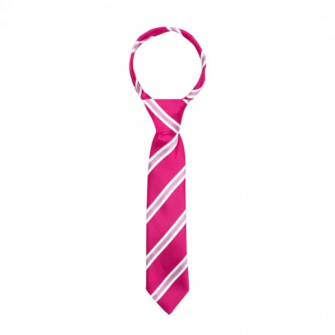 Supreme Products  Childs Show Tie - Pink Stripe