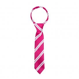 Supreme Products Childs Show Tie - Pink Stripe