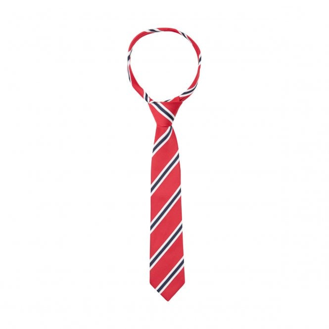 Supreme Products  Childs Show Tie - Red/Navy Stripe