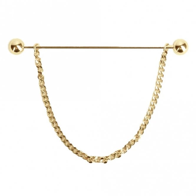 Supreme Products  Class Act Collar Pin - Gold