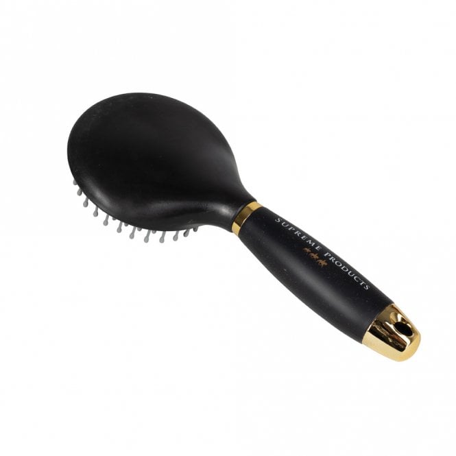 Supreme Products  Comfort Groom Mane & Tail Brush - Black/Gold