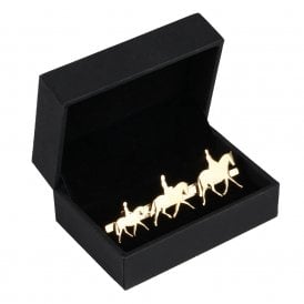 Supreme Products Hot to Trot Tie Pin - Gold